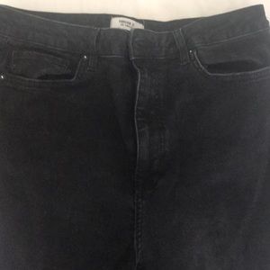 Black distressed jean forever 21
